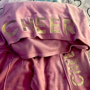 Cheer Justice ACTIVE velvet 2 piece Matching set